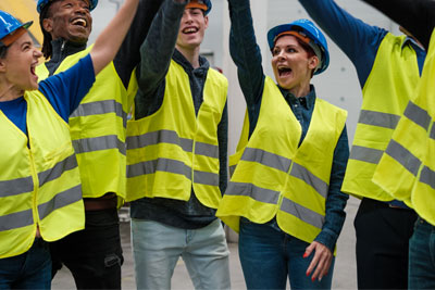 FIn de formación del curso de carretillero